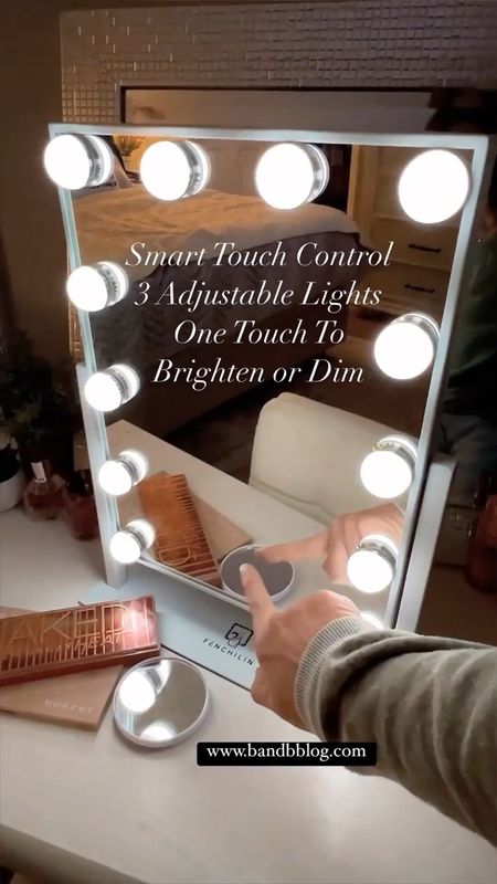 This lighted vanity mirror is by far my most favorite #amazonfinds and most used! 3 light settings with smart touch capabilities to easily brighten or dim lights. Comes in more colors. Grab it while it’s on sale for 15% off and be sure to clip the extra 10% coupon! 

Beauty finds, amazon beauty, makeup, makeup mirrors, home, lighted mirrors, grwm, best deals, sale, 

#LTKbeauty #LTKunder50 #LTKFind