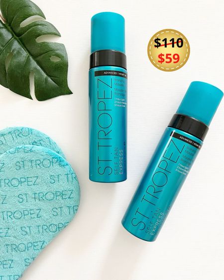 My favorite ST. TROPEZ Self Tan Express Duo pack with mitts on MAJOR SALE at QVC ($110 value) SALE $59 🌸

QVC St. Tropez sale, Vacation Outfit, Resort Wear, self tanning favorites, double sided tanning mitt, self tanning routine 

#LTKover40 #LTKbeauty #LTKtravel #LTKsalealert