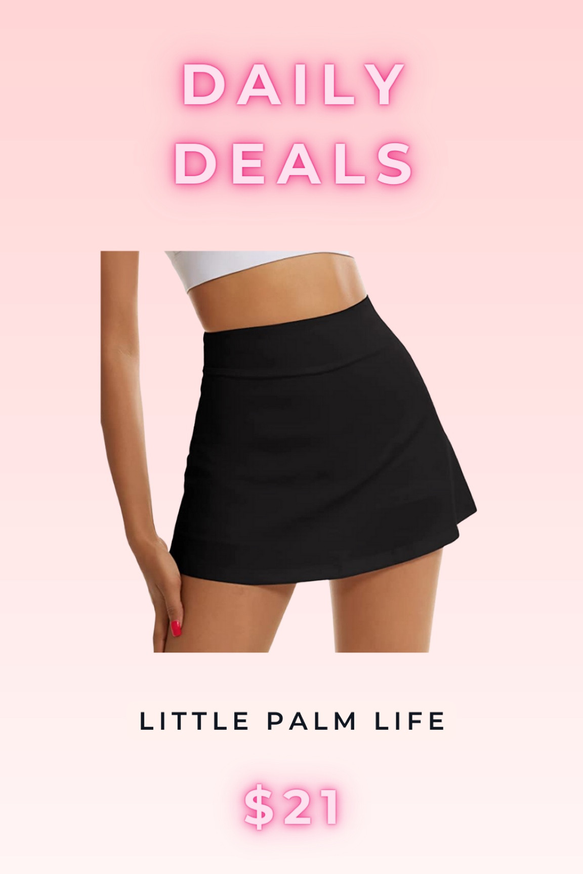 Black workout skirt 

#LTKstyletip #LTKFind #LTKunder50