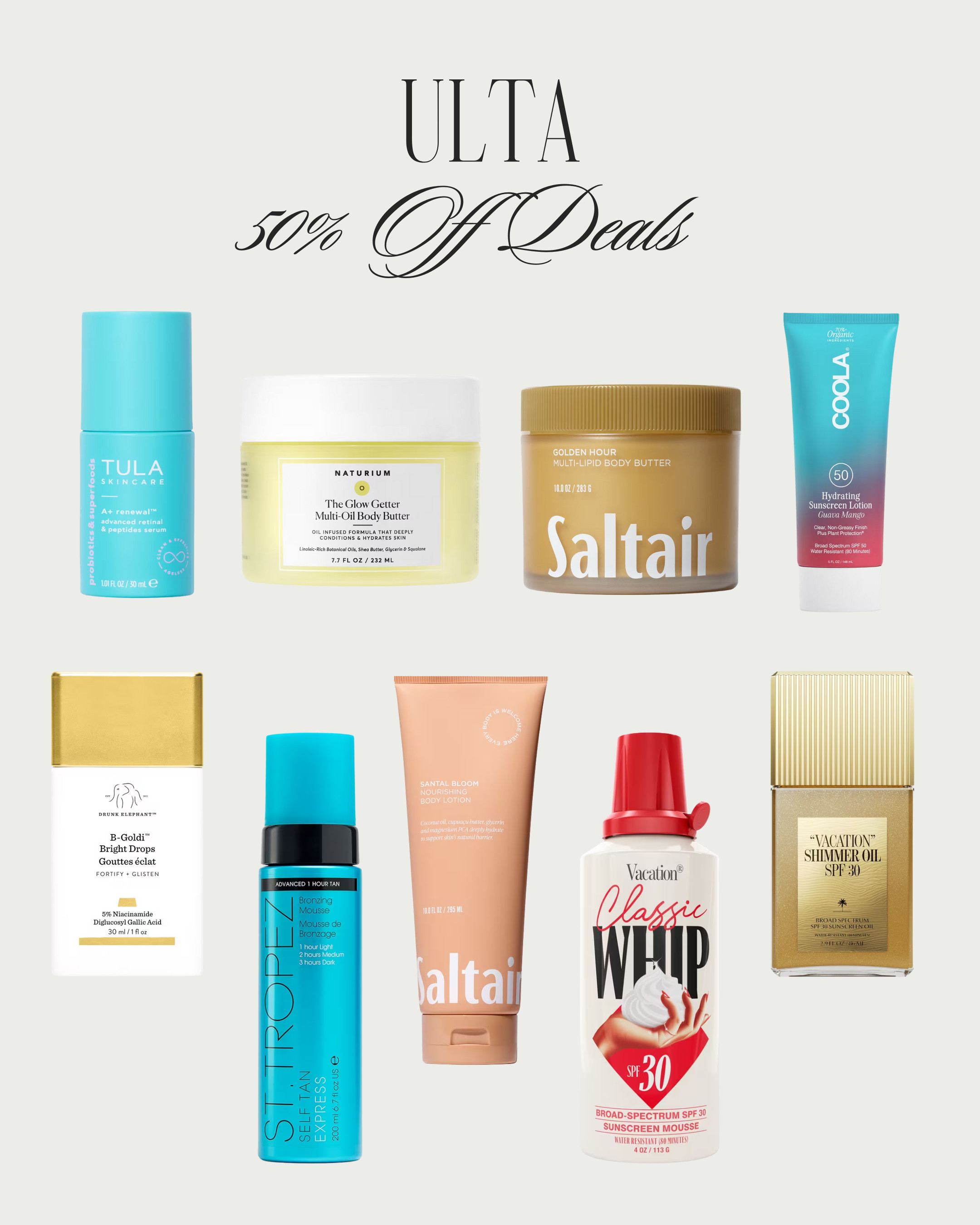 Ulta 50% off Deals! 

 #LTKFindsUnder50 #LTKFindsUnder100 #LTKBeauty