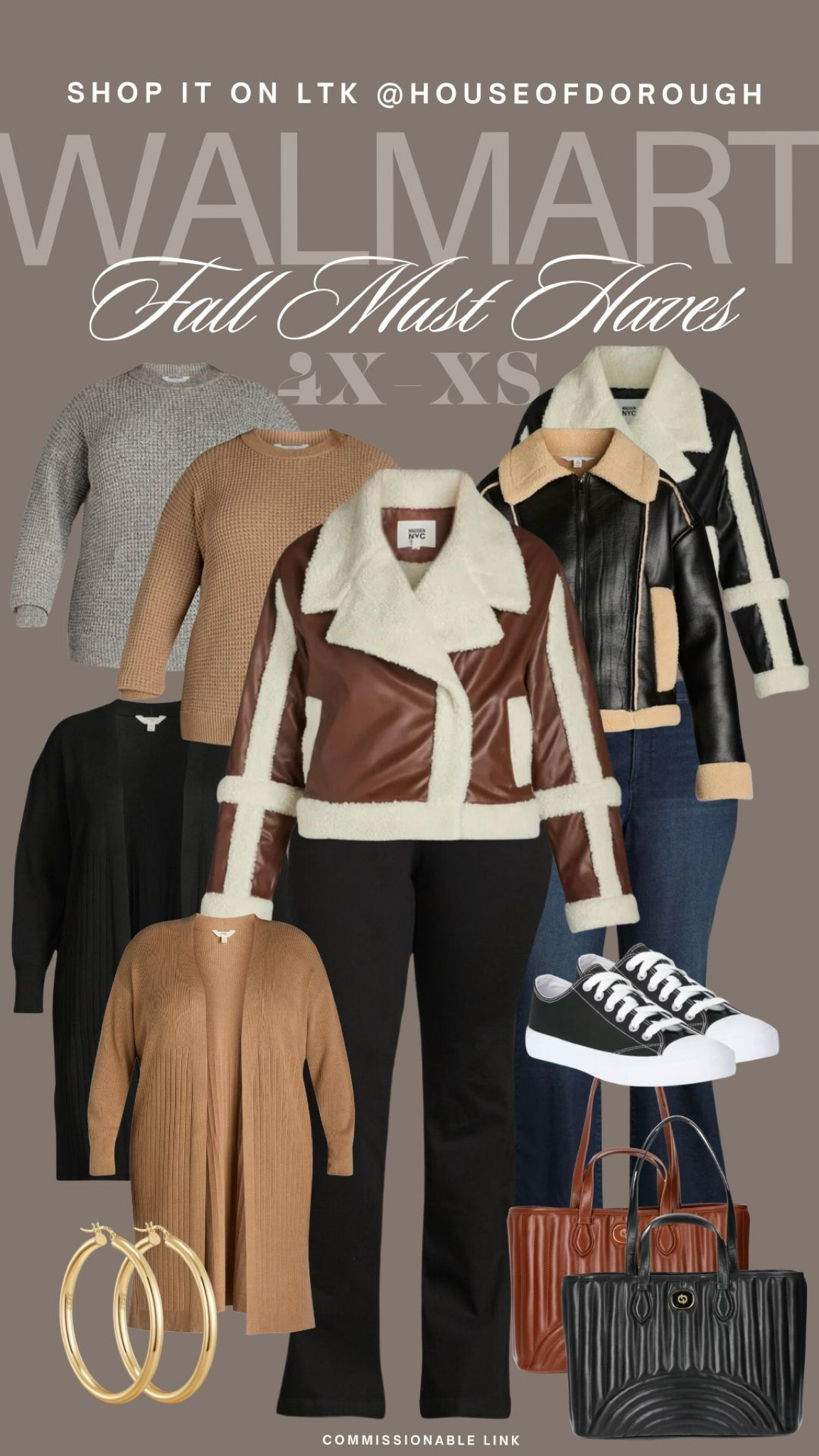 Partnering with Walmart to show you my favorite new fall arrivals for plus sizes! Size up if you’re in between in jeans, otherwise get your regular size!! @walmartfashion #walmartpartner #walmartfashion LOVE these jackets and cardigans and bags too!! 

#LTKMidsize #LTKPlusSize #LTKFindsUnder50