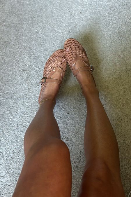 DOEYG Mesh Ballet Flats for Women Buckle Strap Comfy Casual Office Flat Heel Ballerina Shoes size 8 brown.  #amazon #amzonfinds #amazonmusthaves #amazonvirtualtryon #amazonfavorites #amazonfashion #founditonamazon #founditonamazonfashion 

#LTKSaleAlert #LTKShoeCrush #LTKFindsUnder50