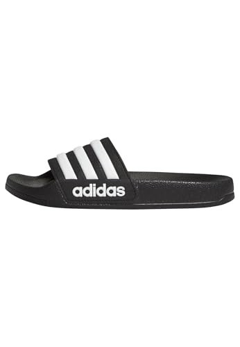 adidas Adilette Shower Slides, Core Black/White/Core Black, 11 US Unisex Little Kid | Amazon (US)