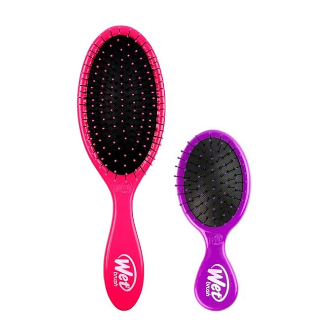 Wet Brush Original Strawberrylicious Combo - Pink and Purple - Exclusive Ultra-soft IntelliFlex B... | Amazon (US)