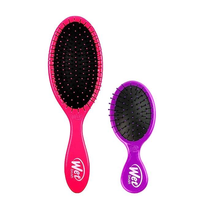 Wet Brush Original Strawberrylicious Combo - Pink and Purple - Exclusive Ultra-soft IntelliFlex B... | Amazon (US)