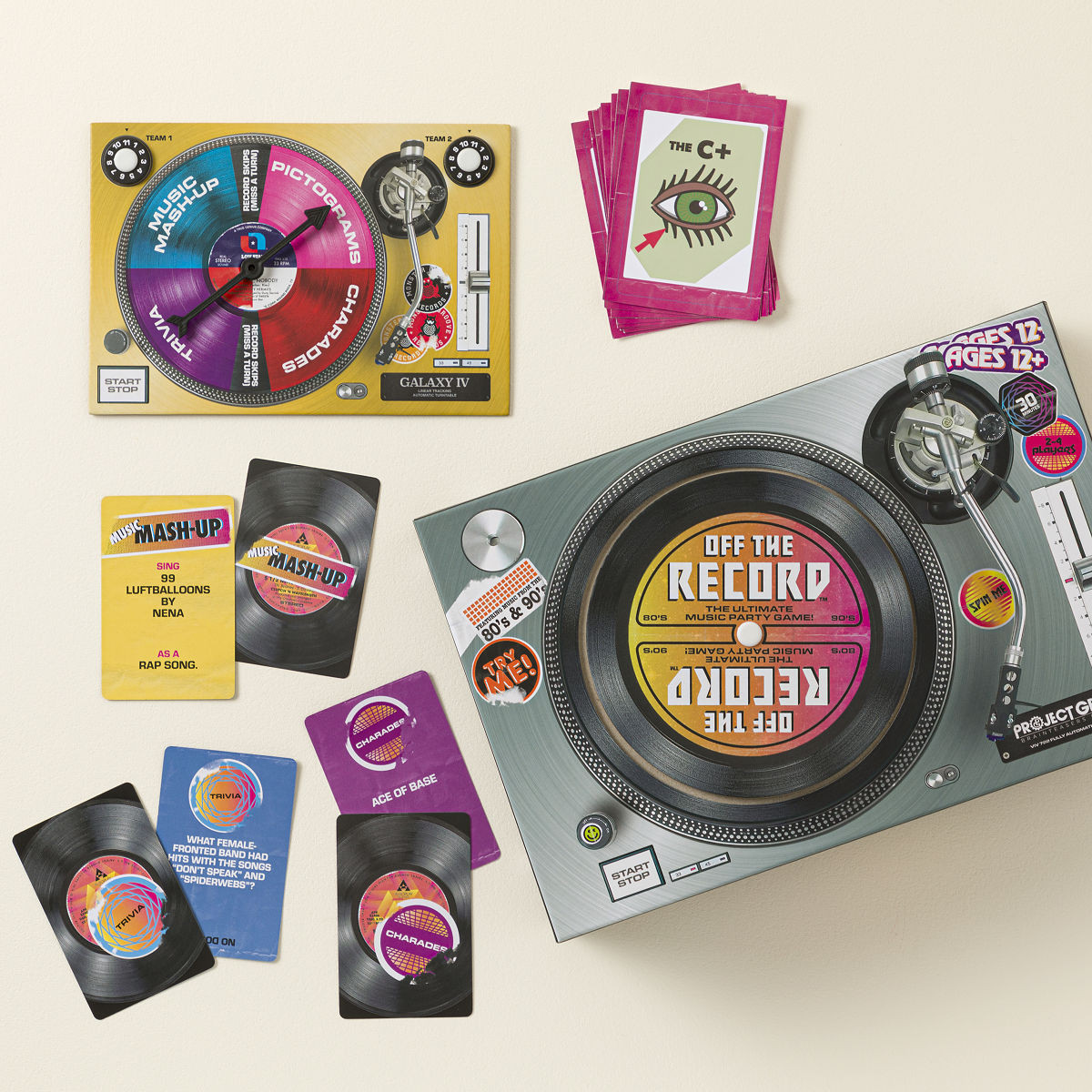 Off The Record 80's & 90's Music Game | UncommonGoods