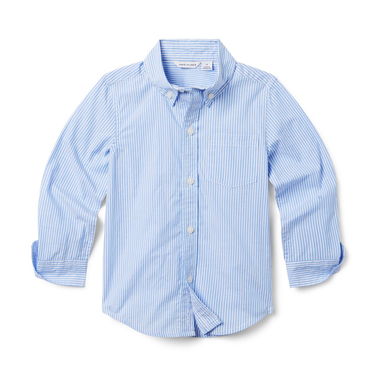 The Striped Poplin Shirt | Janie and Jack