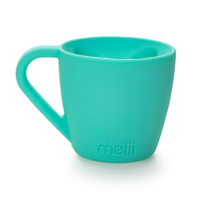 melii Silicone Bear Mug, Cup for Toddlers Kids and Children (Blue - 1 Pack) | Amazon (US)