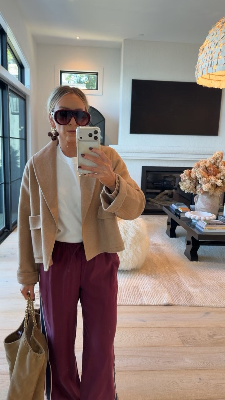 NEW from Nordstrom 🤩 New color in most loved sweater jacket! The color combo of these pants 🤌