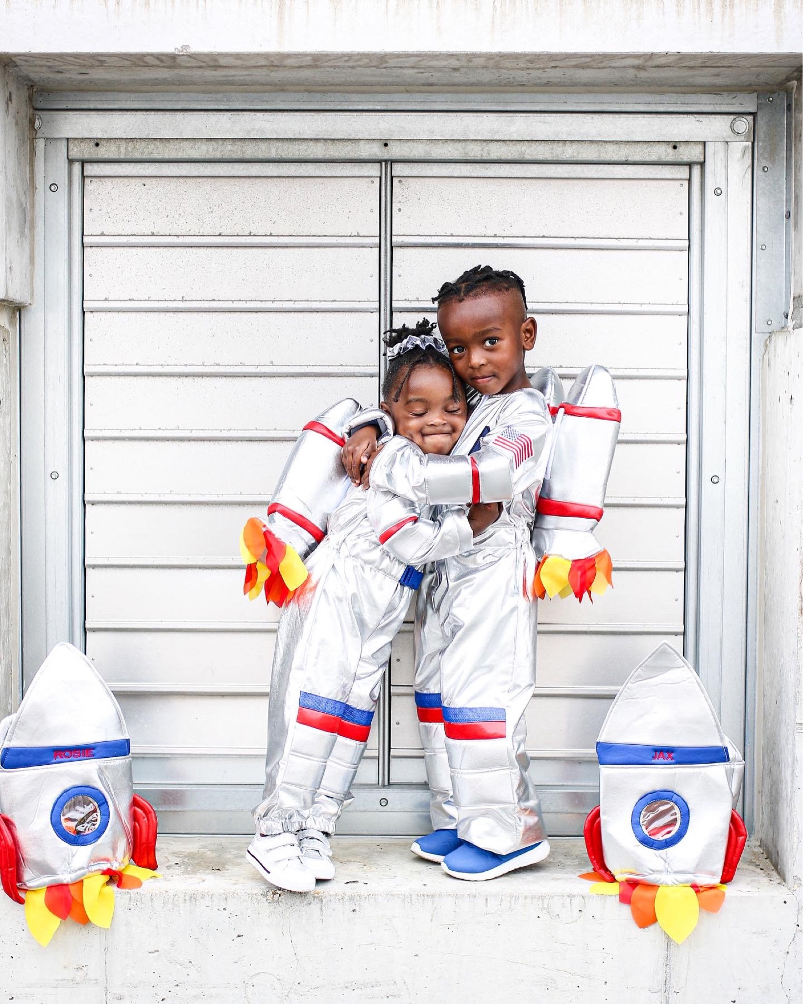 Astronaut costumes with matching treat bag. 

#LTKHalloween #LTKunder100 #LTKfamily
