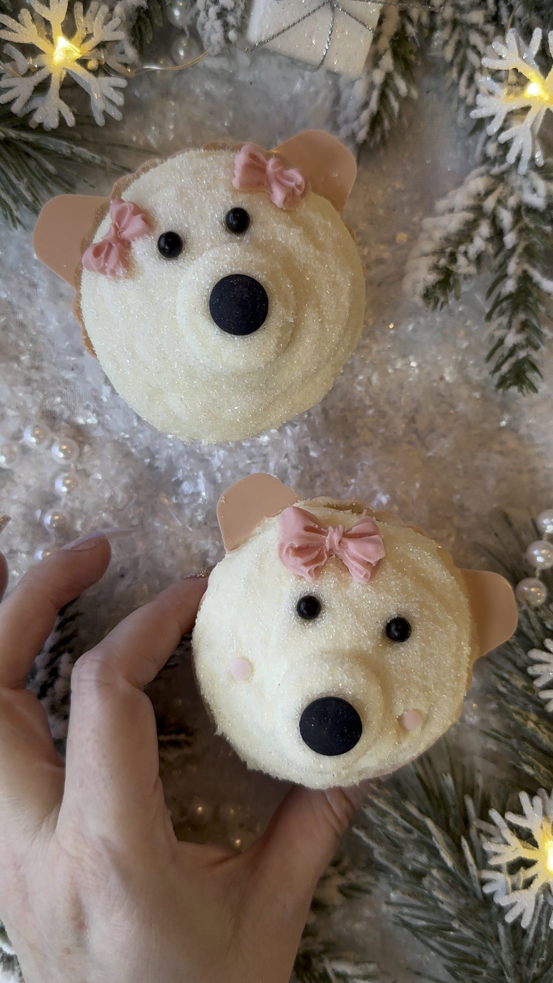These silicone bear liners are the cutest find to make polar bear cupcakes. 

#LTKVideo #LTKHoliday #LTKSeasonal