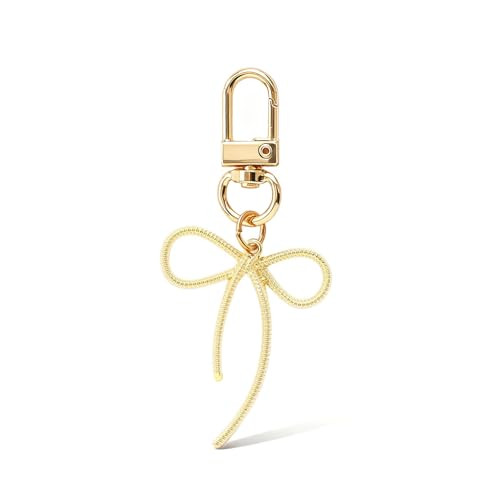 Cute Bow Keychain Kawaii Bag Charms Bling Purse Charms for Women Phone Decor Car Key Chain Access... | Amazon (US)