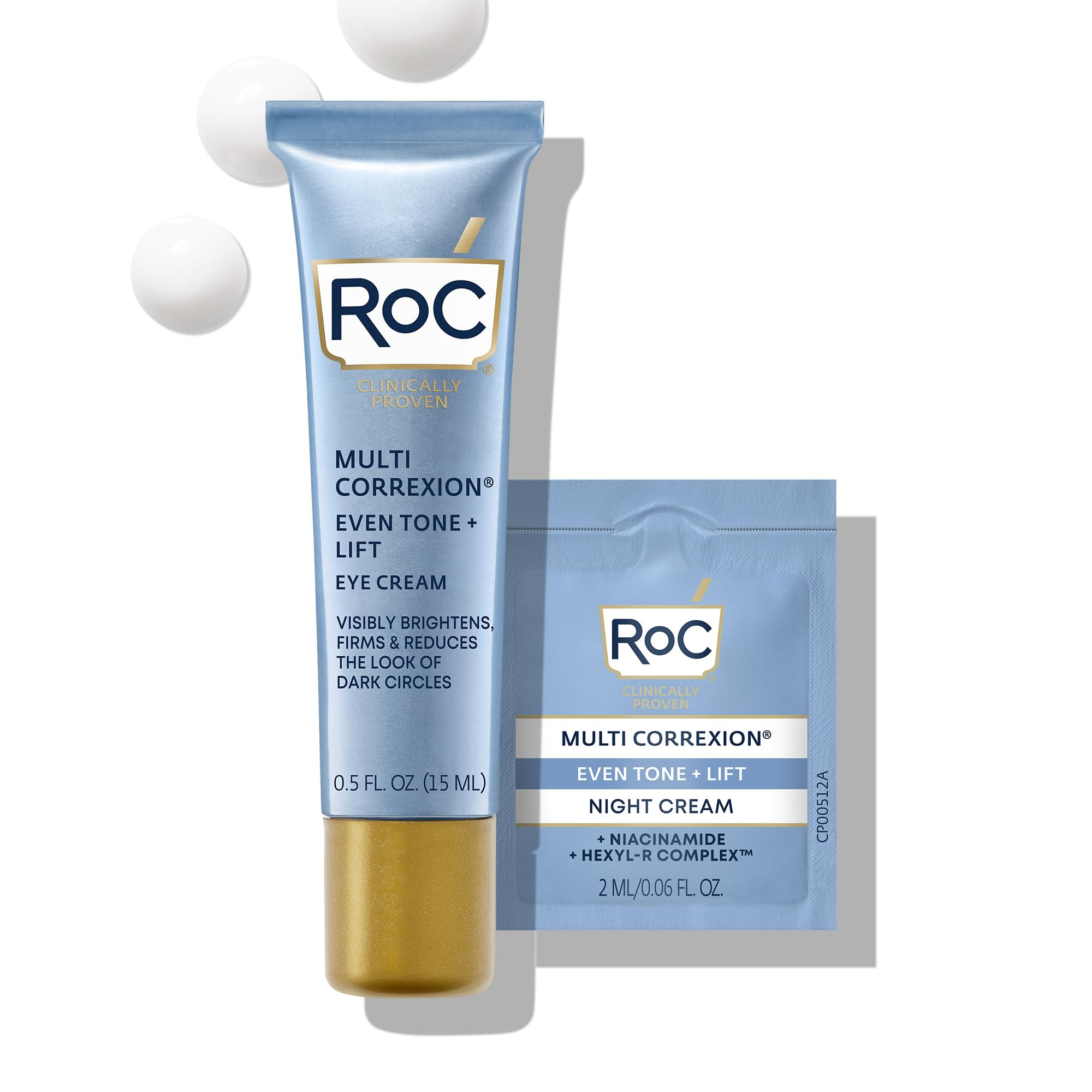 RoC Multi Correxion 5 in 1 Anti-Aging Eye Cream for Puffiness, Under Eye Bags & Dark Circles, Ski... | Amazon (US)