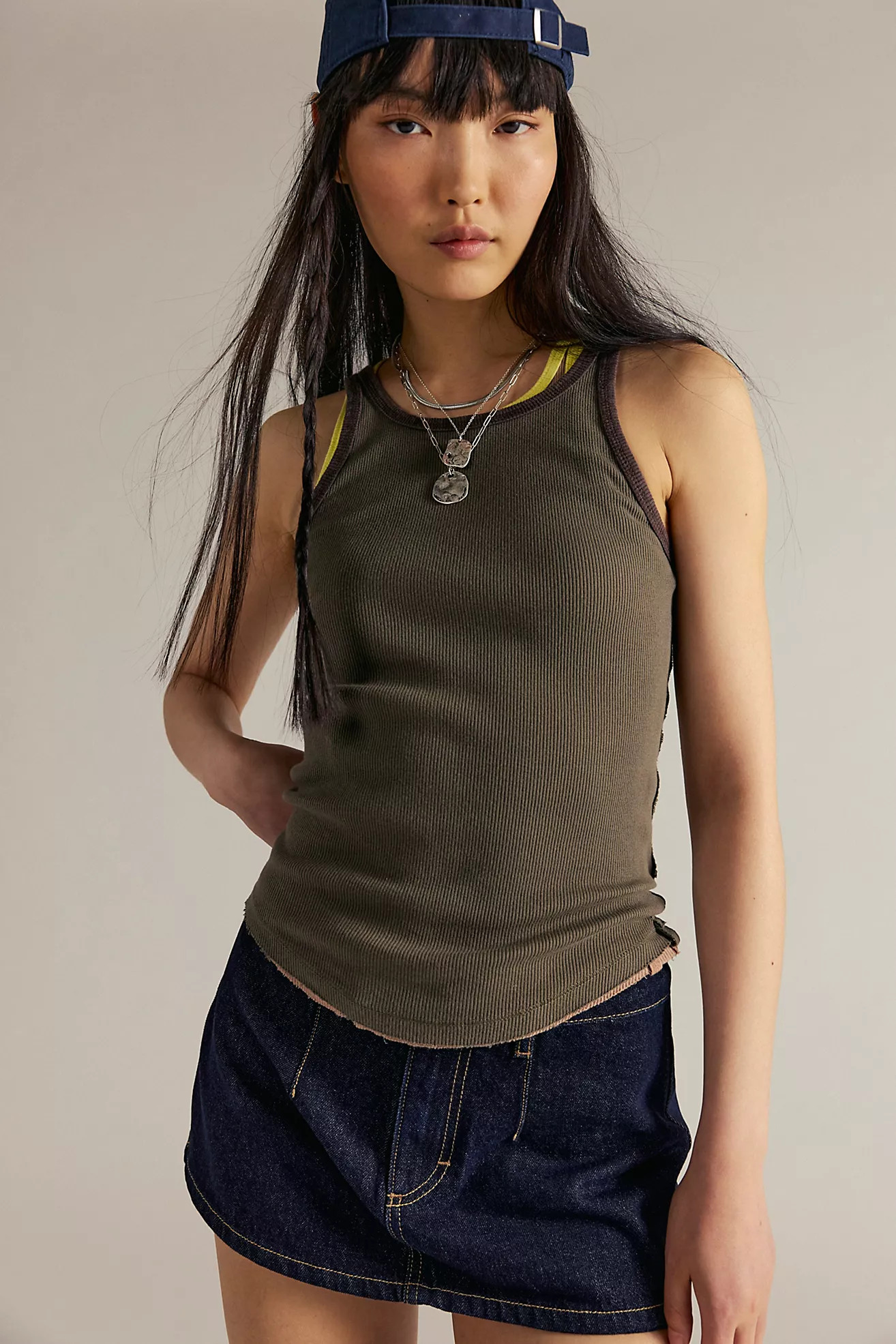 We The Free Only 1 Solid Ringer Tank | Free People (Global - UK&FR Excluded)