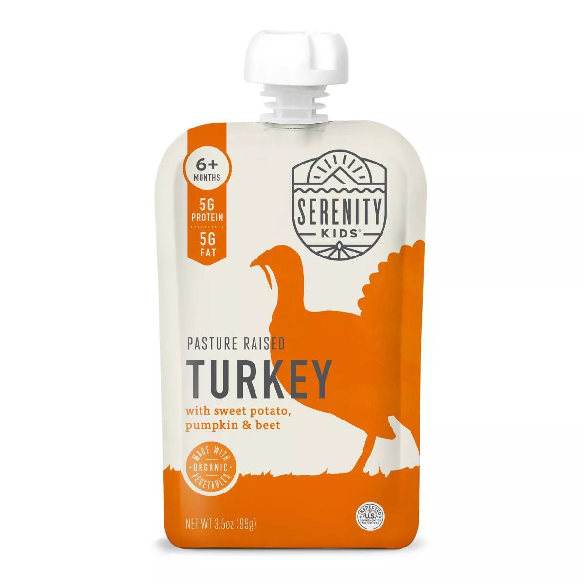Serenity Kids Pasture Raised Turkey with Organic Sweet Potato Pumpkin & Beet Baby Meals - 3.5oz | Target