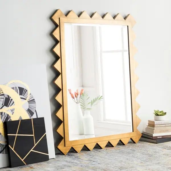 Carrie Large Gilded Accent Mirror - 57" x 45" - 45" x 57" - 45" x 57" | Bed Bath & Beyond