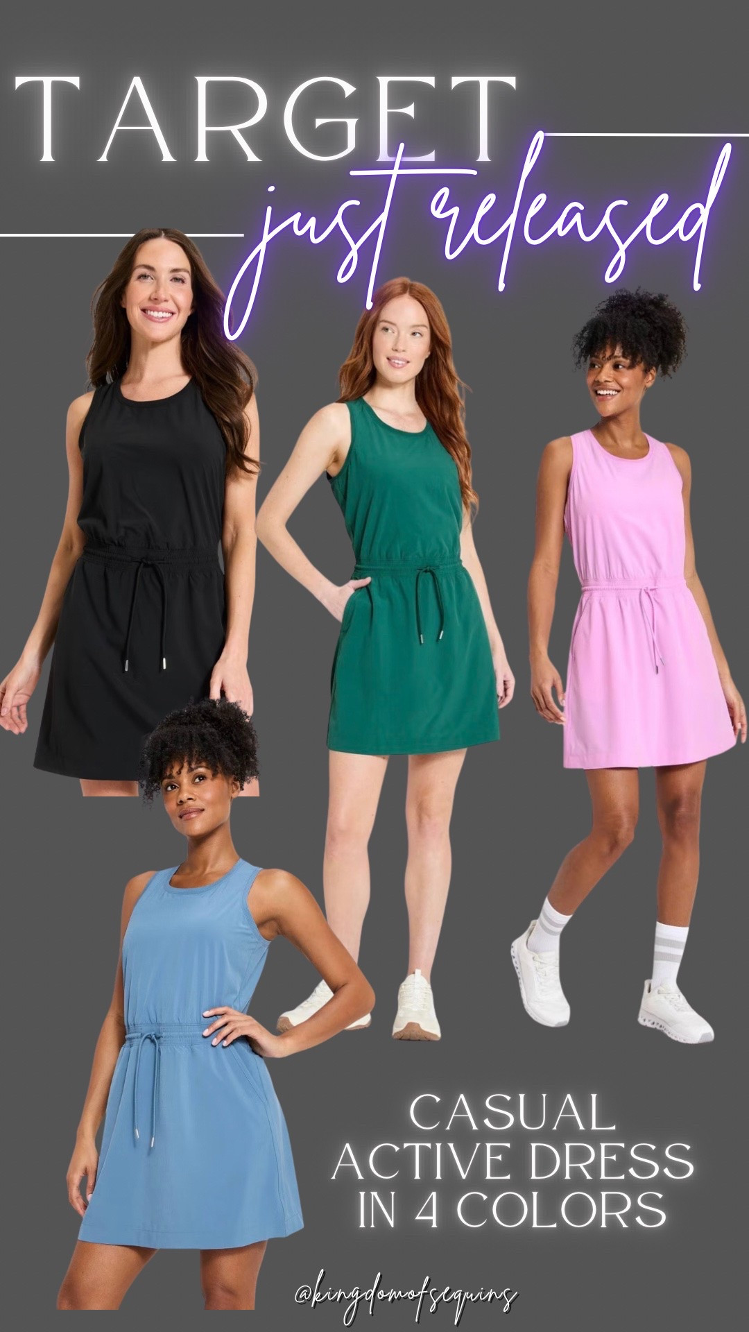 Cute active dress with drawstring waist from Target.

#LTKootd #LTKActive #LTKSeasonal