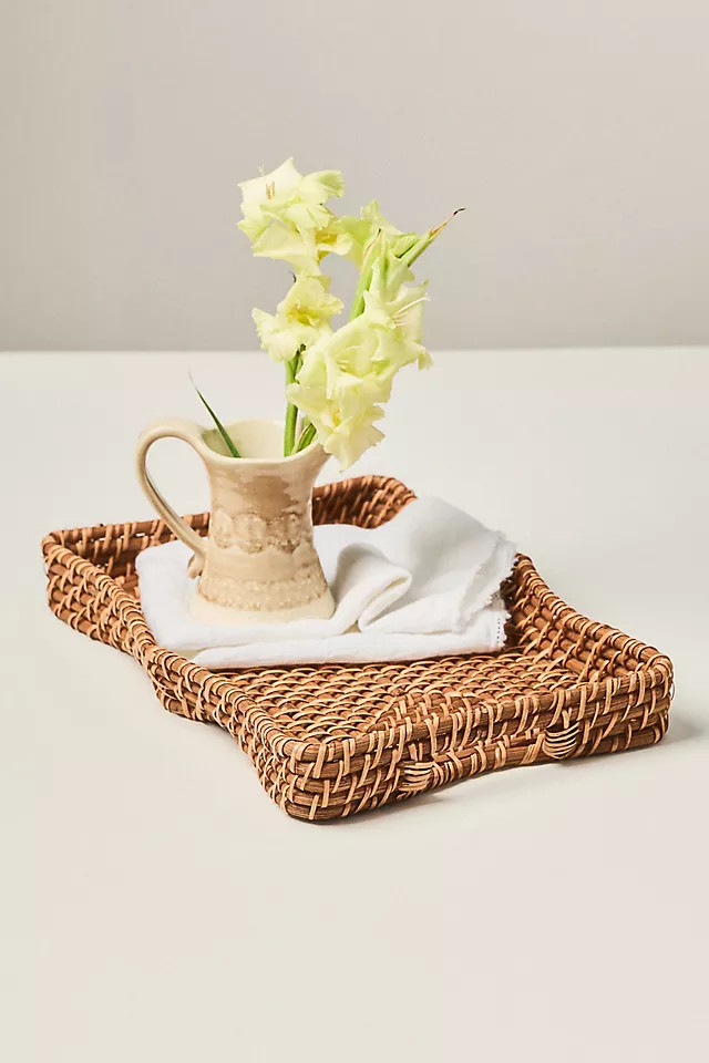 Natural Rattan Tray | Anthropologie (US)