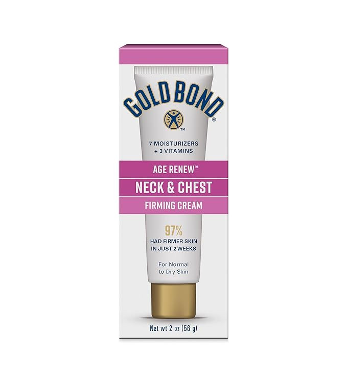 Gold Bond Age Renew Neck & Chest Firming Age Renew Cream, 2 oz., Clinically Tested Skin Firming N... | Amazon (US)