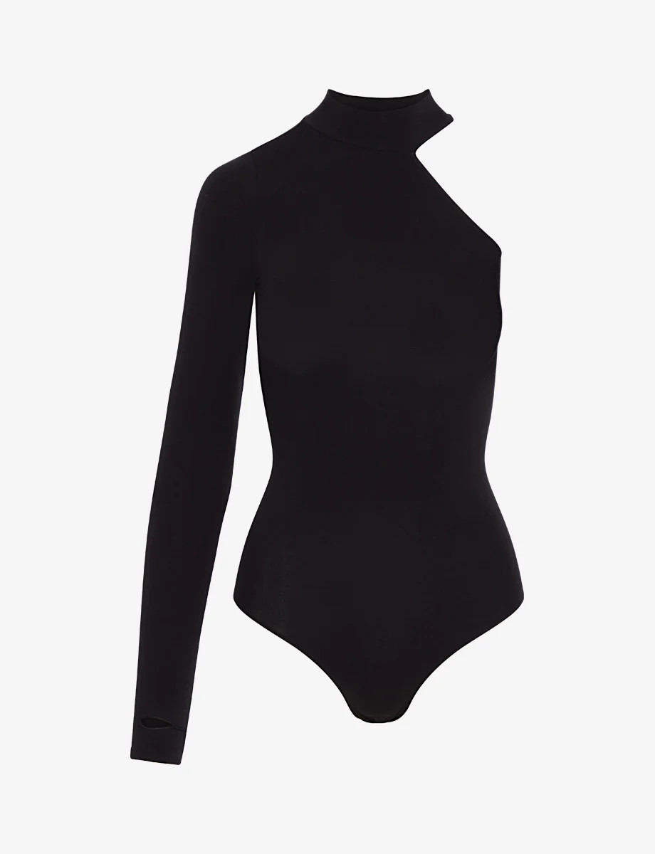 Ballet One-Shoulder Turtleneck Bodysuit | Commando®