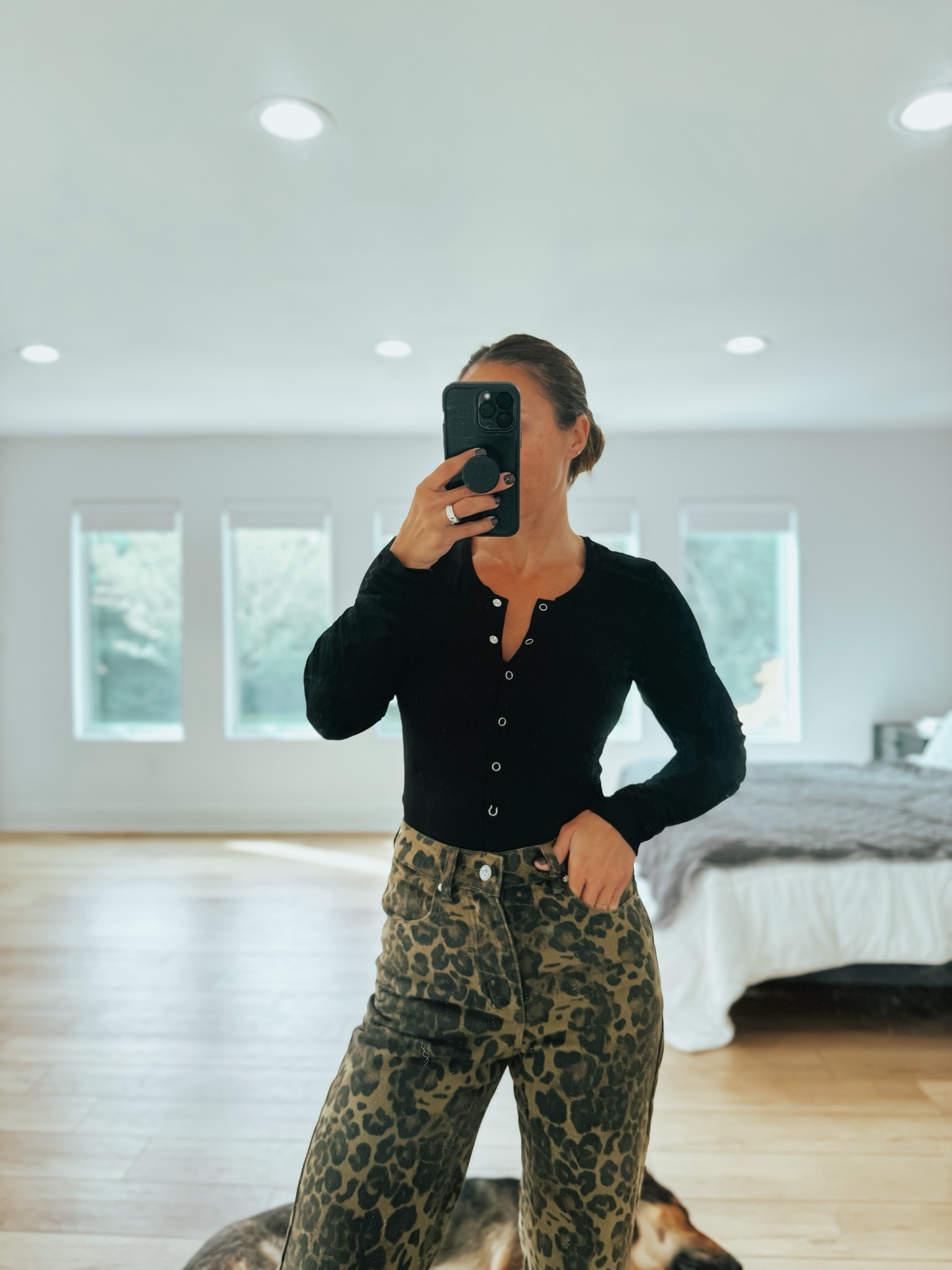 Fall fashion, leopard jeans, black bodysuit 

#LTKFindsUnder50 #LTKFindsUnder100 #LTKStyleTip