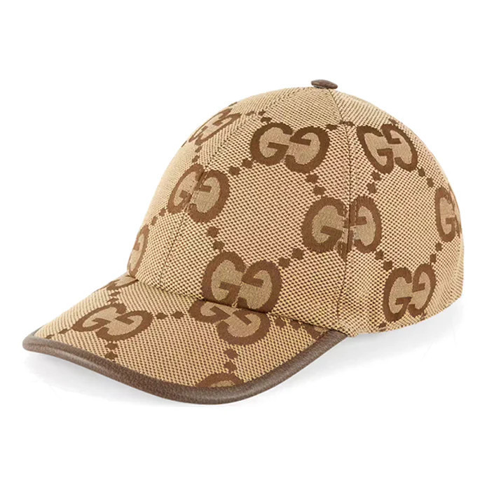 (WMNS) Gucci Jumbo GG Canvas Baseball Hat 'Camel Ebony' 681264-3HAGJ-2564 | KICKS CREW