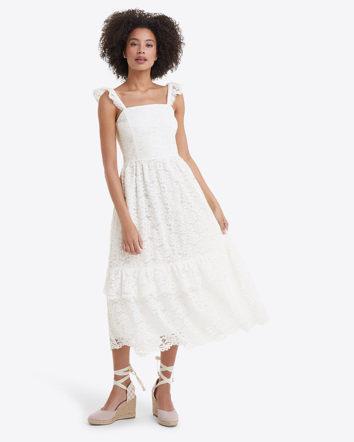 Carrie Midi Dress in Lace | Draper James (US)