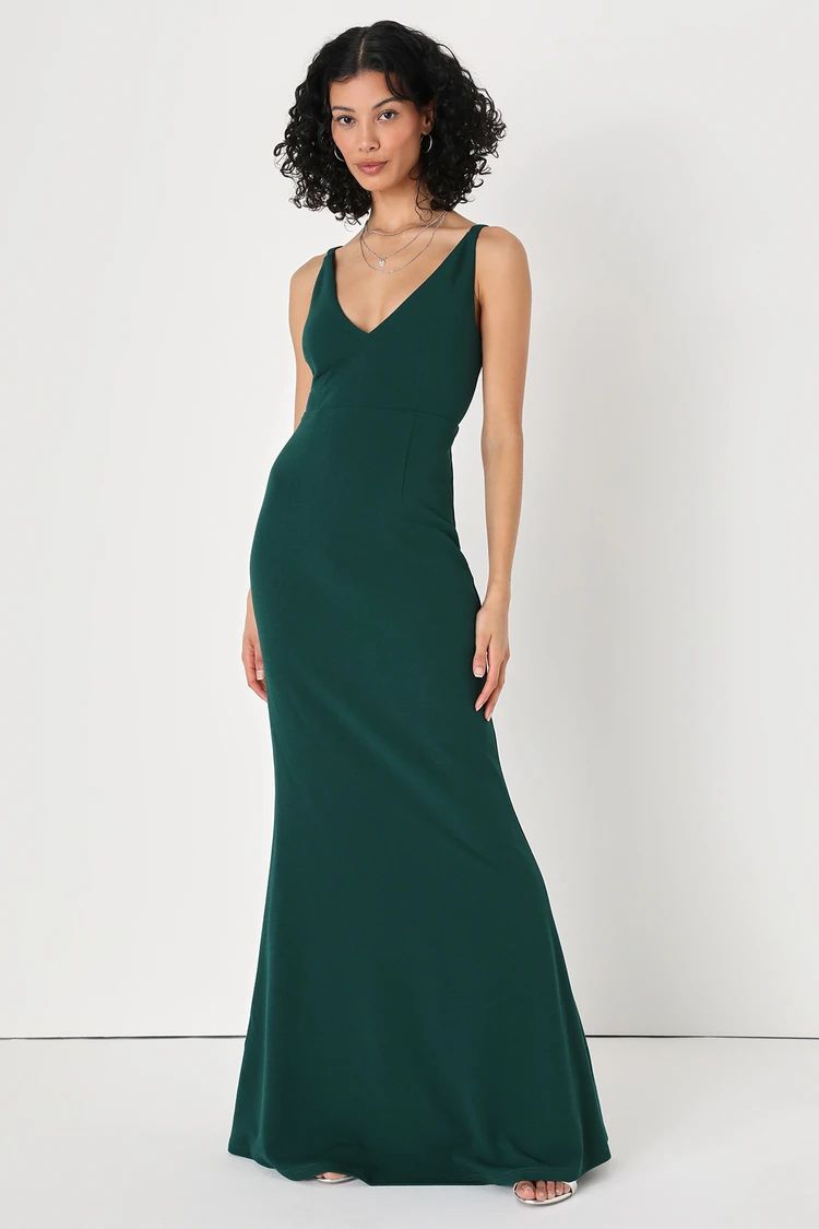 Melora Hunter Green Sleeveless Maxi Dress | Lulus (US)