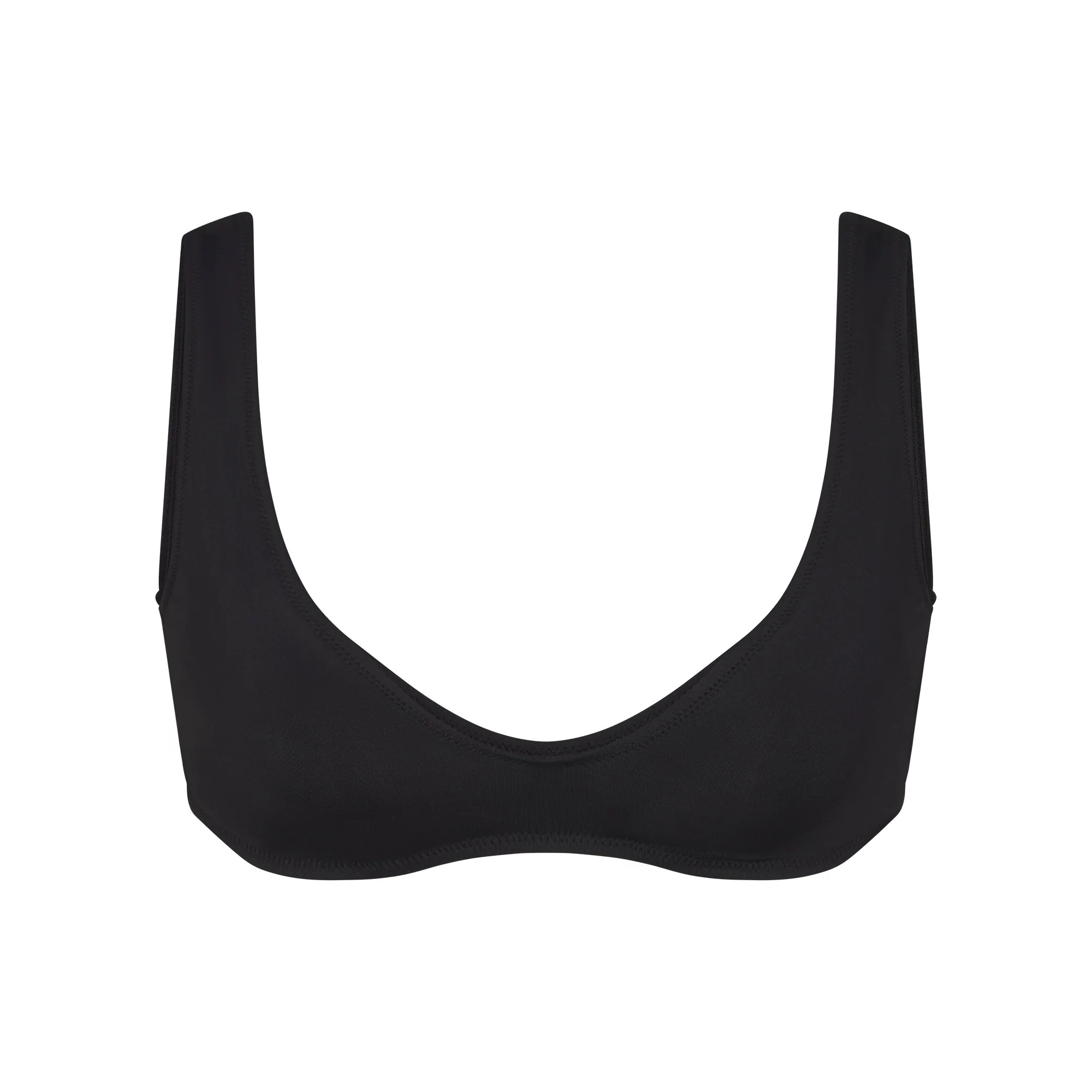 SIGNATURE SWIM PLUNGE BIKINI TOP | ONYX | SKIMS | SKIMS (US)