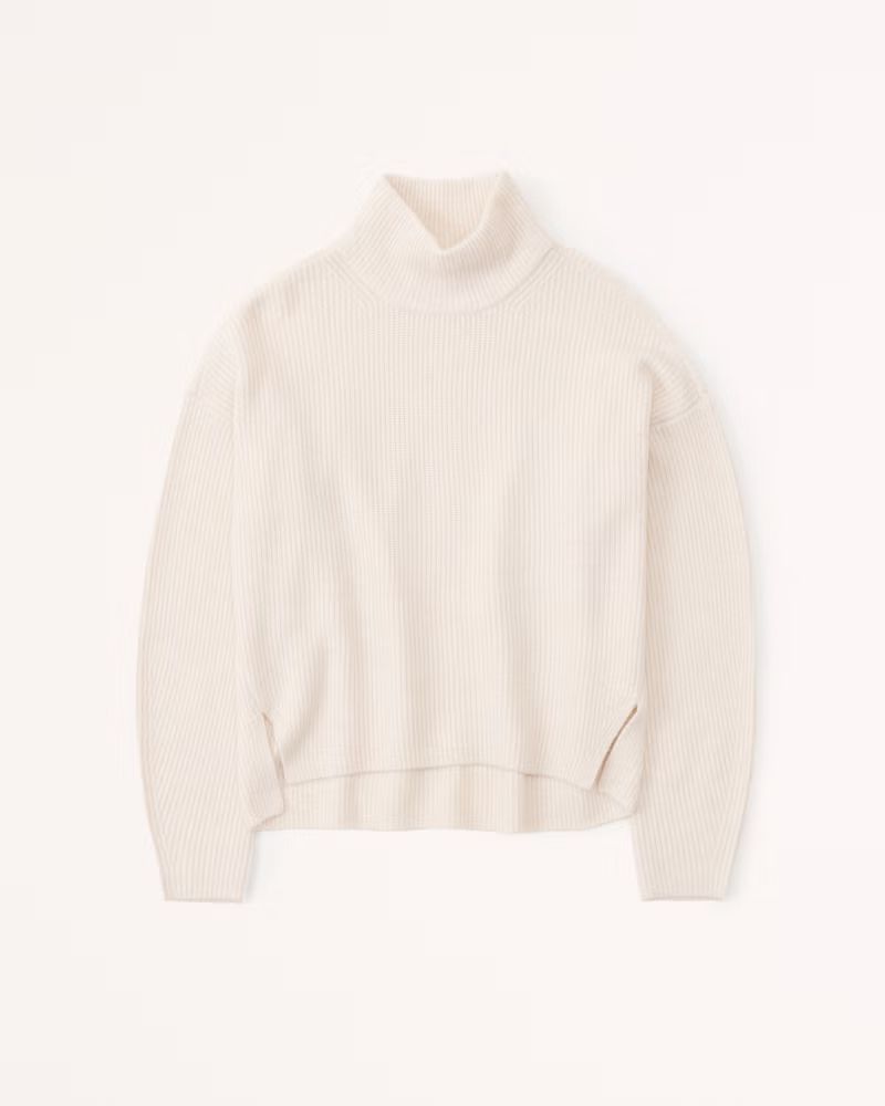 Women's Classic Easy Turtleneck Sweater | Women's New Arrivals | Abercrombie.com | Abercrombie & Fitch (US)