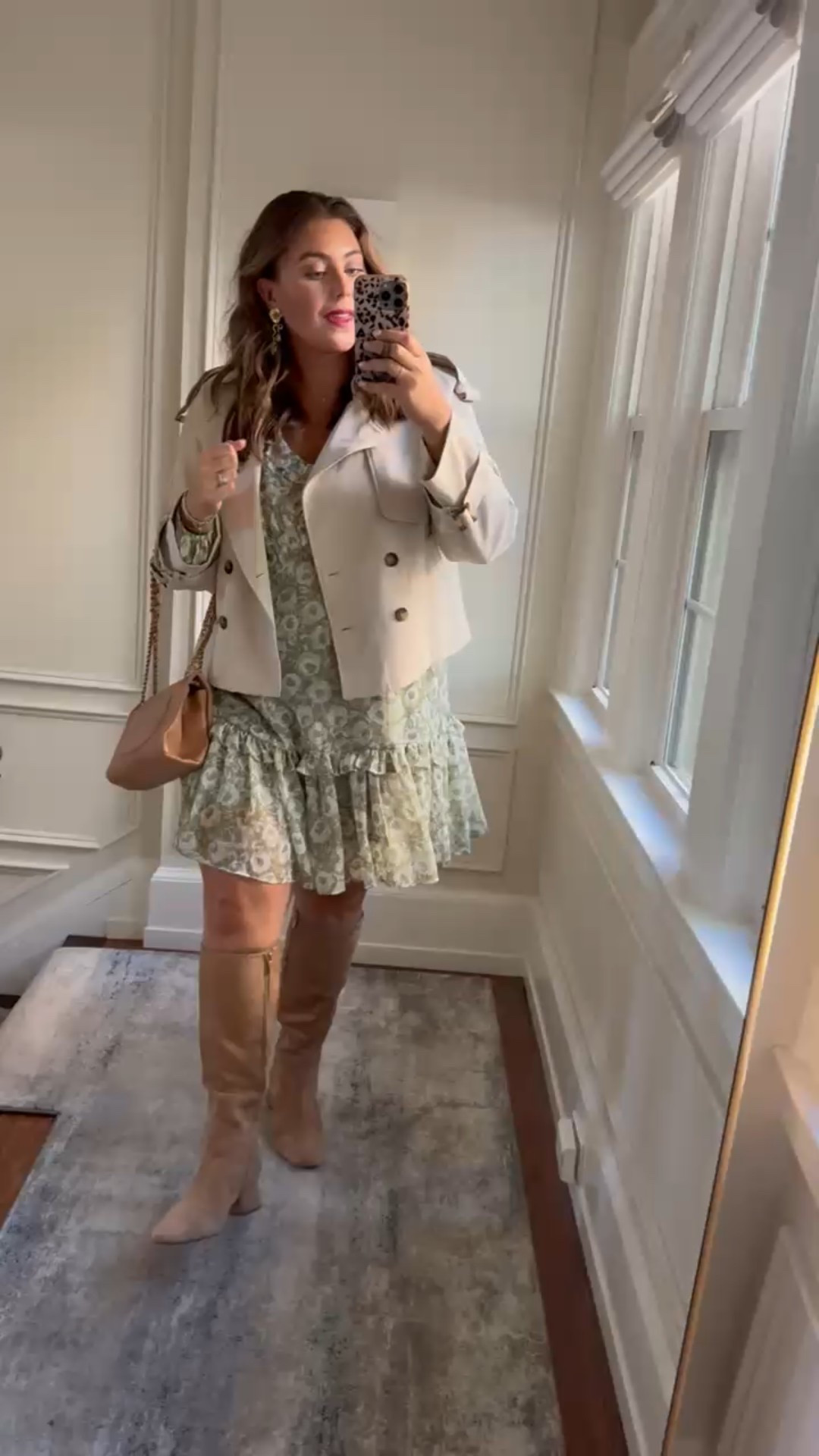 Wearing size 2X in dress & XXL in cropped trench. 

#LTKStyleTip #LTKPlusSize #LTKSeasonal