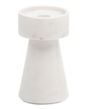 6in Marble Candle Holder | Marshalls