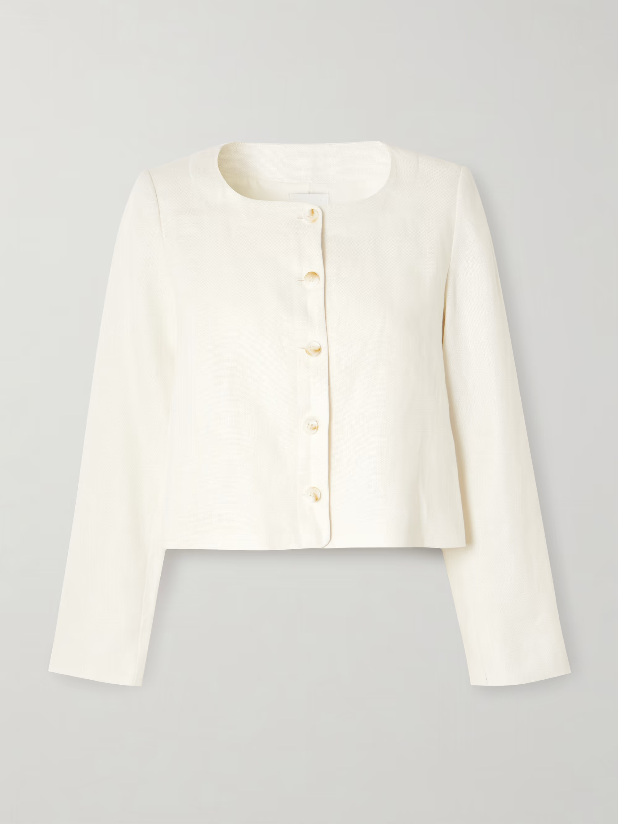 Emma verkürzte Jacke aus Leinen | NET-A-PORTER (UK & EU)
