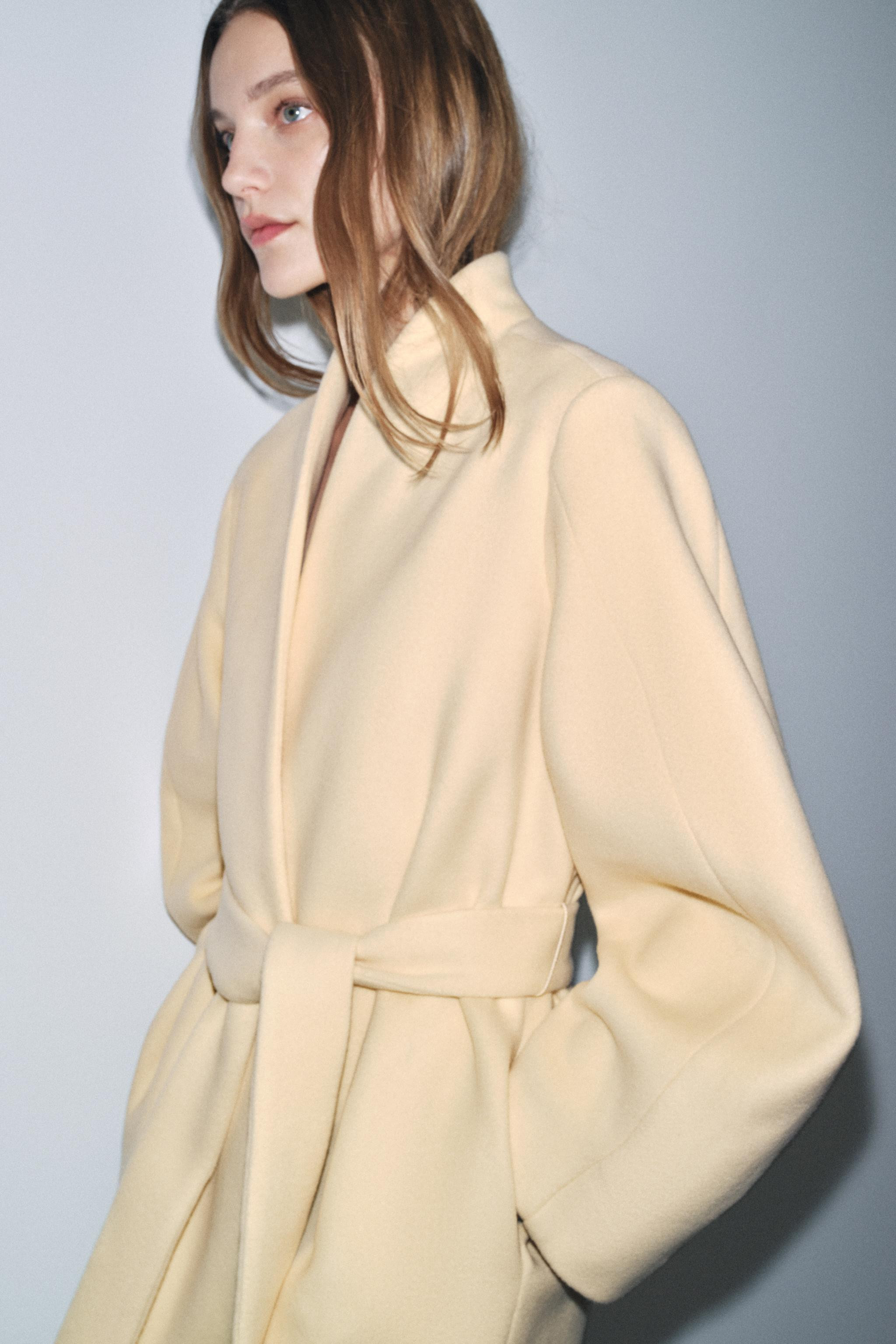 OVERSIZED WOOL BLEND COAT ZW COLLECTION | Zara US