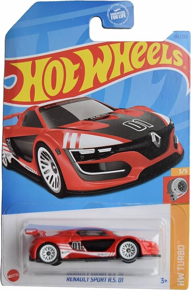 Hot Wheels Renault Sport R.S. 01, HW Turbo 3/5 [red] 134/250 | Amazon (US)