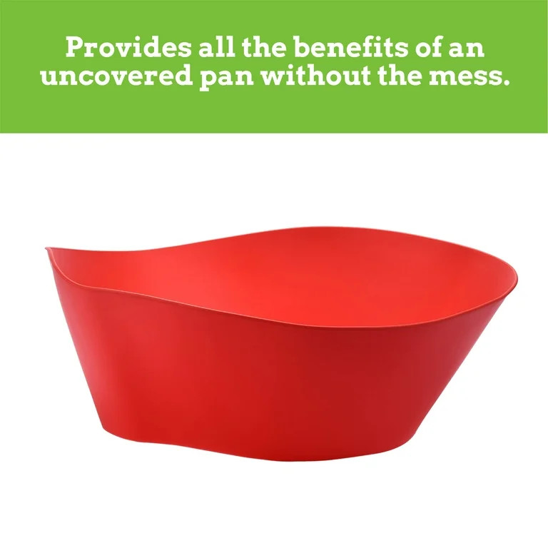 Nourished Essentials Frying Pan Splash Guard - Splatter Guard Shield for Frying Dishes - Silicone... | Walmart (US)