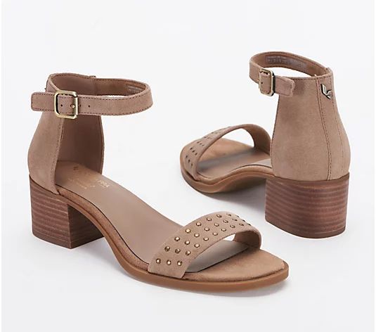 Koolaburra Studded Leather Sandals - Bellen | QVC