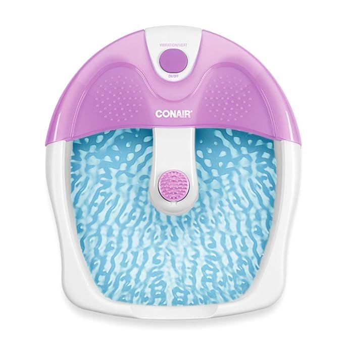 Conair Soothing Pedicure Foot Spa Bath with Soothing Vibration Massage, Deep Basin Relaxing Foot ... | Amazon (US)