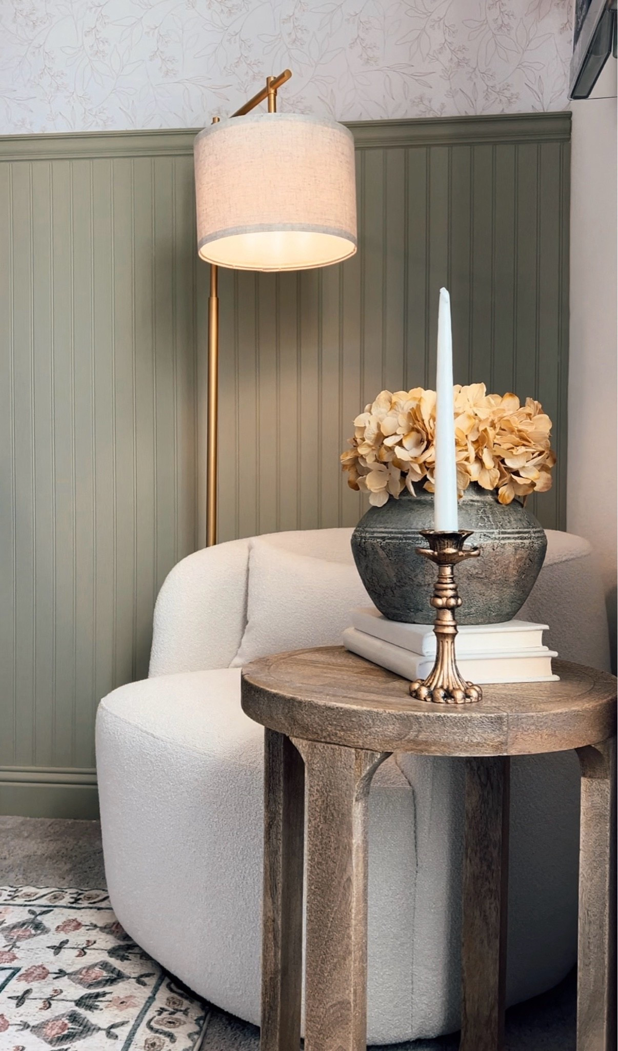 One of my favorite floor lamps is on sale for Labor Day! ✨ I love how it adds warmth and height to this little corner without feeling too heavy. Such a pretty piece for a reading nook, bedroom or living room.

Labor Day sale | floor lamp sale | brass floor lamp | reading nook | living room lighting | bedroom lighting | cozy corner | traditional lighting | transitional home decor | home lighting | lamp sale | neutral home decor | timeless home style | home decor finds | Labor Day home deals

#LTKHome #LTKSeasonal #LTKSaleAlert