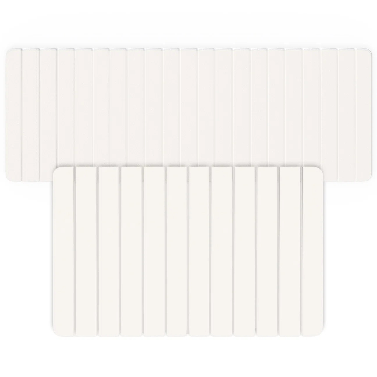 Diatomite Quick-dry Water-absorbing Bath Mat Set - X-large + Large Gray Mats | Wayfair North America