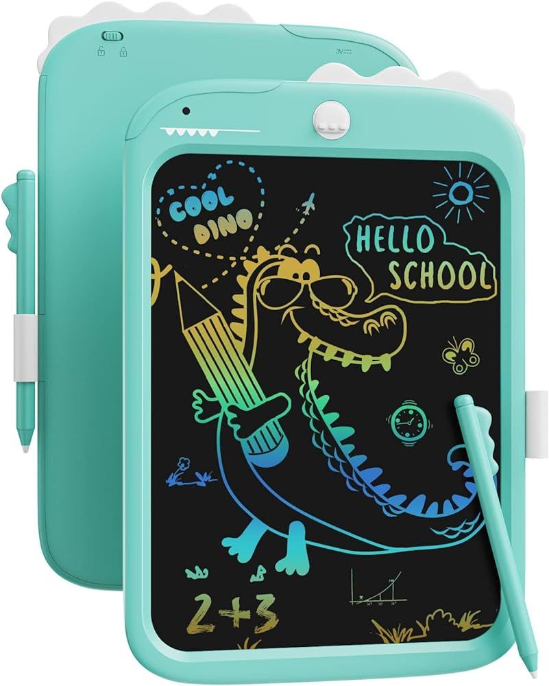 LCD Writing Tablet Dinosaur Toy for Kids,10 inch Doodle Board Drawing Pad Tablet with Lock Functi... | Amazon (US)