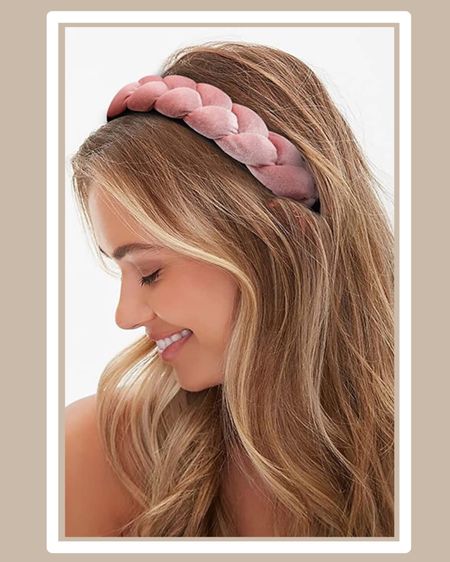 Headbands for Women


Hair Hoop Velvet Braided Headband's Cute Pink Hair Accessories , bubble headband 

#LTKbeauty #LTKfit #LTKstyletip