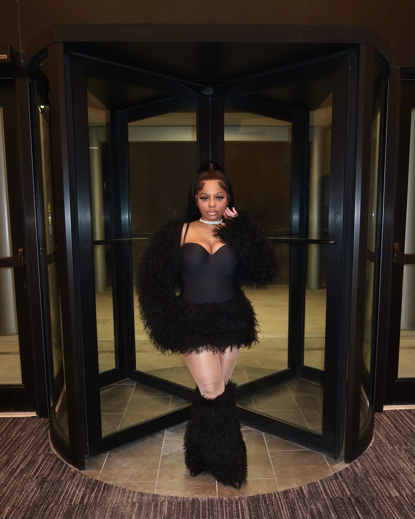 A Wolf in Chic Clothing 🐺🖤

for links of the outfit sent to you dm on instagram IG: itstaylorjordyn 🔗
• 
•
•
•
 Winter outfit inspo, two piece set, fur knee high boots, marsthelabel, skims outfit Valentine’s Day dress galentines day dress winter birthday dress inspo