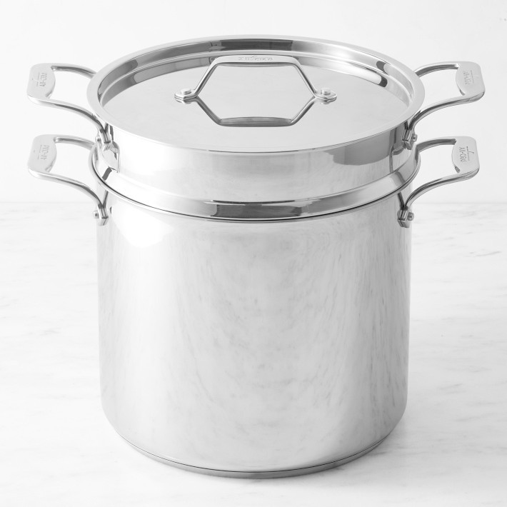 All-Clad Simply Strain Stainless-Steel Multipot | Williams-Sonoma
