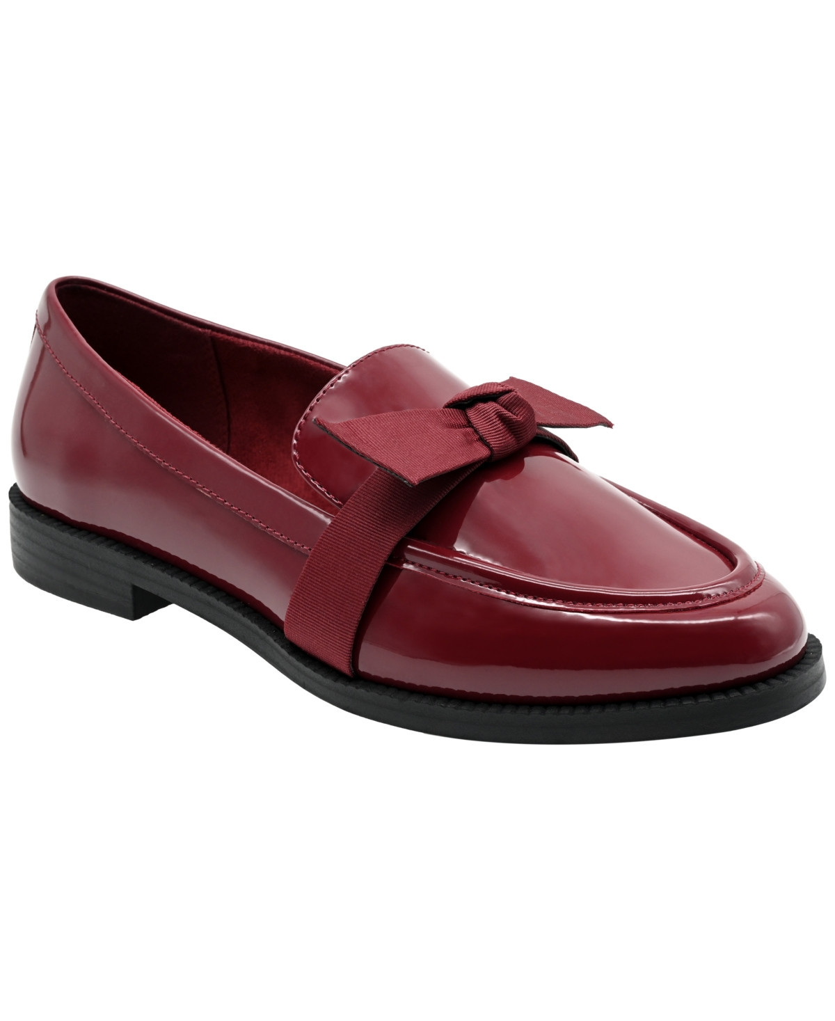 On 34th Women's Kasandra Bow Loafers, Created for Macy's - Bright Rhubarb | Macy's