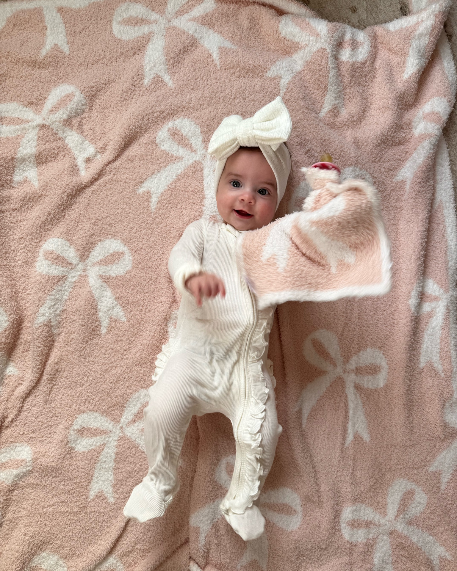 The sweetest new pieces from Caden Lane 💞💞 we’ve been shopping there since before Oliver was born!!! Their blankets are sooo soft. This waffle zippy is so cozy!! 😍😍 she’s in a size 6-9m with lots of space to grow! 

Caden lane, #ad, #cadenlanepartner 

#LTKFamily #LTKBaby #LTKFindsUnder100