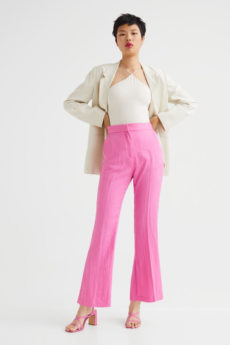 Flared Lyocell-blend Pants | H&M (US + CA)