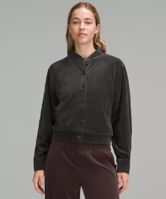 Scuba Varsity Jacket  Velvet Cord | lululemon (AU)