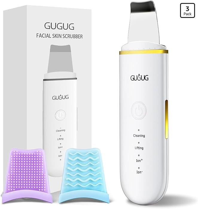 GUGUG Skin Scrubber Face Spatula Skin Spatula Pore Cleaner Blackhead Remover Tools for Facial Dee... | Amazon (US)