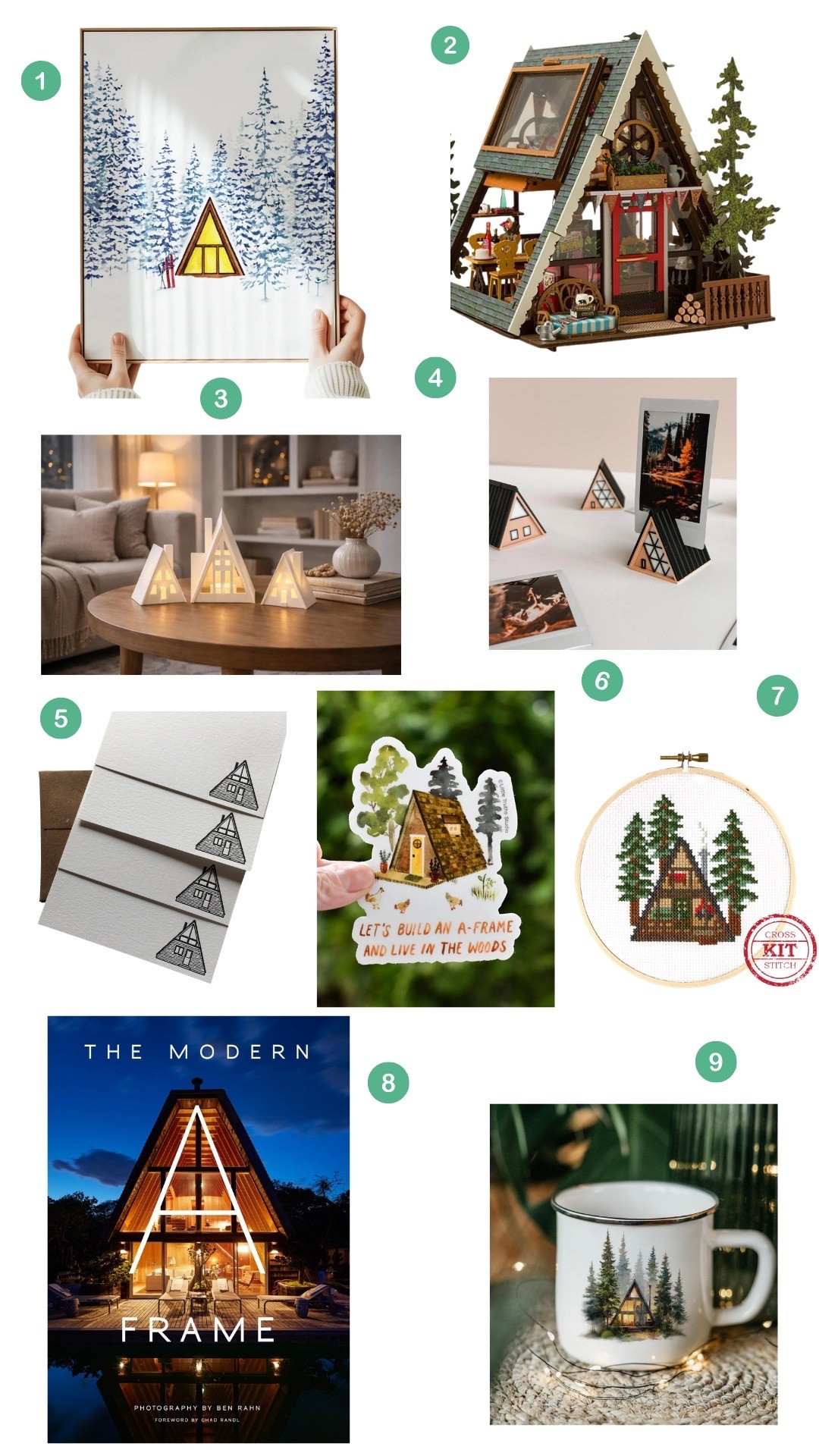 Mountain cabin vibes! Embrace the A-frame.